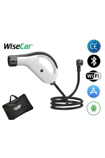 Wisecar Wisecar Wtpg1 – 3.5Kw Taşınabilir Elektrikli Araç Şarj Cihazı Mobil Uygulamalı + Wifi + Bluetooth