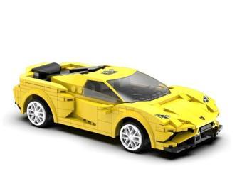 CaDA EVO Race Car Uzaktan Kumandalı Kırmızı EVO Yarış Arabası Yapı Blokları Oyuncak Seti C51074W