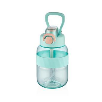 Shotay Pipetli Su Matarası Tritan Turkuaz 700Ml