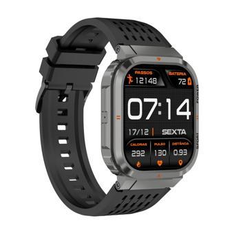 Mipo S43 Geo Akıllı Saat Titanyum Gri