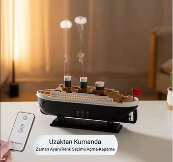 Serreha Titanic Gemi Modeli Aromaterapi Hava Nemlendirici
