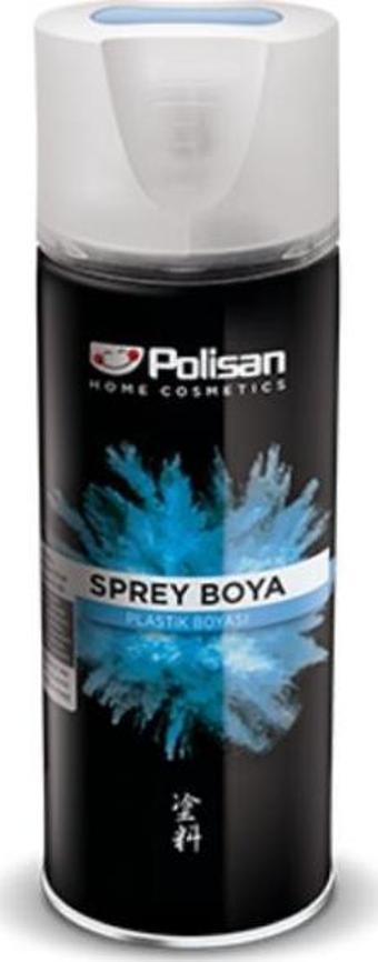 Polisan Plastik Yüzey Sprey Boyası - Mat Siyah RAL 9004 400 ml