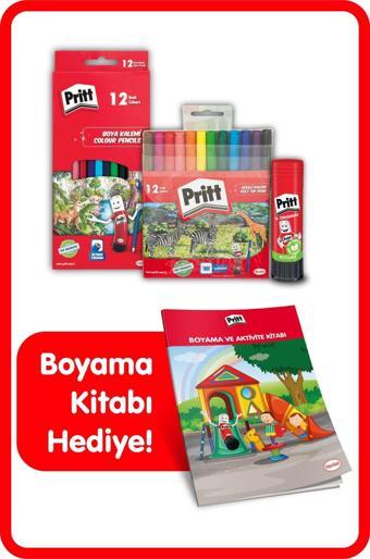 Boyama Kitabı Hediyeli Pritt Seti