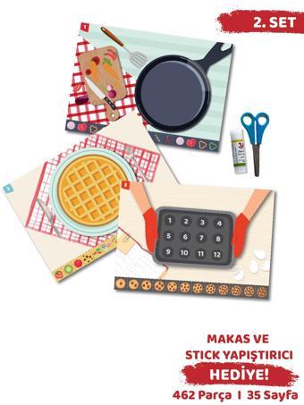 Minipoi Kes-yapıştır-oyna Makaslı Eğitici Aktivite Seti-2, Okul Öncesi Makaslı Etkinlik Seti-2