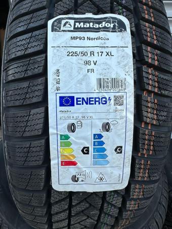 Matador 225/50R17 Xl 98V Mp93  Nordicca  Matador Continental Üretimi (2024)