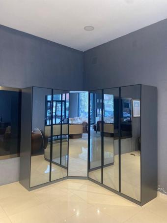 Canbaz Furniture Esla Köşe Dolap
