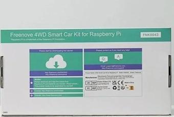 Raspberry Pi 4 B 3 B+ B A+ için Freenove 4WD Akıllı Araç Kiti Mecanum Wheels