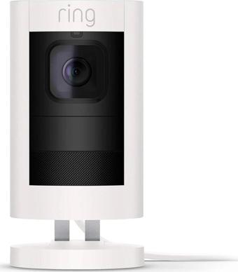 Ring Stick Up Cam Elite, İç/Dış Mekan Güçlü HD Güvenlik Kamerası - Beyaz