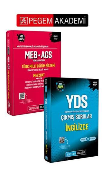 PEGEM AKADEMİ 2025 MEB-AGS Konu Anlatımlı Türk Milli Eğitim Sistemi-Mevzuat + 2025 YDS İngilizce Çık - Pegem Akademi Yayıncılık