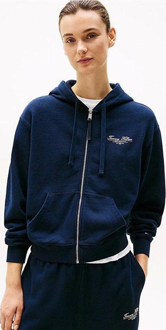 REG SCRIPT ZIP HOODIE