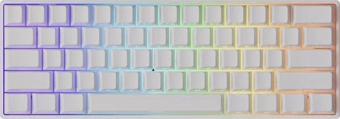 AKKO MONSGEEK FUN60 Max Shine-Through White Hall Effect Manyetik Switch ARGB Kablosuz Hotswap Mekanik Gaming Klavye