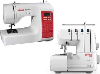 Elmas Tr220 Elektronik Dikiş Makinesi Ve 328 Ev Tipi 4 İplik Overlok Makinesi