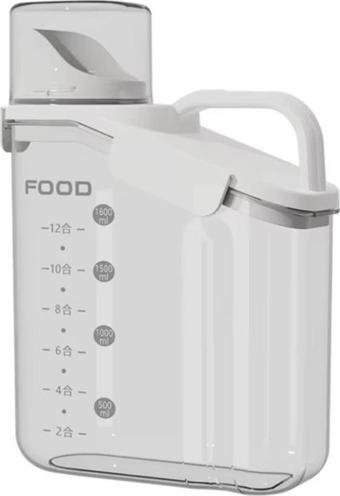 Polham Büyük Bok 1600 ML Ölçülü Tahıl, Gıda ve Baharat Saklama Kutusu, Çift Katmanlı Sızdırmaz Gıda Saklama Kutusu