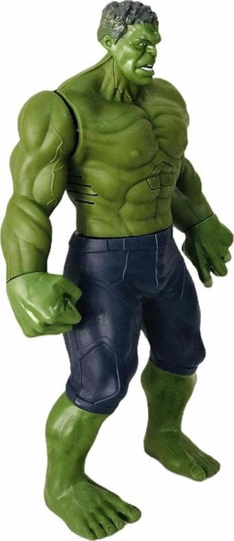 Marvel Avengers Yenilmezler Aksiyon Karakter Figür Işıklı Sesli Oyuncak Dev Hulk Yeşil Hulk 30 cm