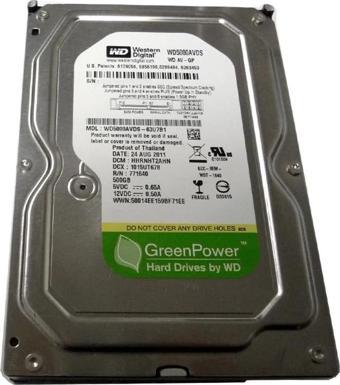 Wd 500Gb Wd5000Avds Sata 3.0 5400 3.5" Rpm Harddisk