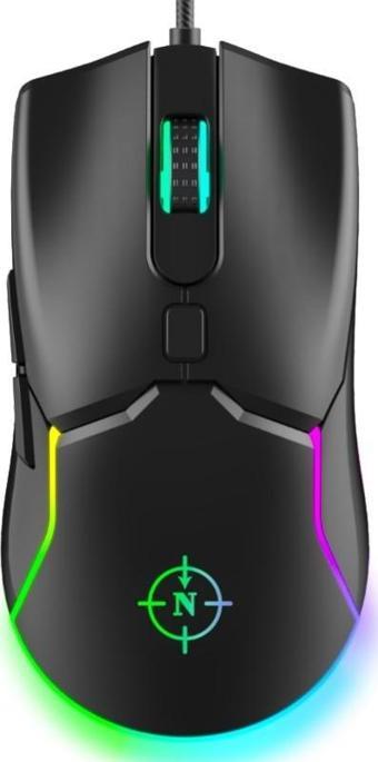 North Air Black Rgb Kablolu Profesyonel Oyuncu Mouse