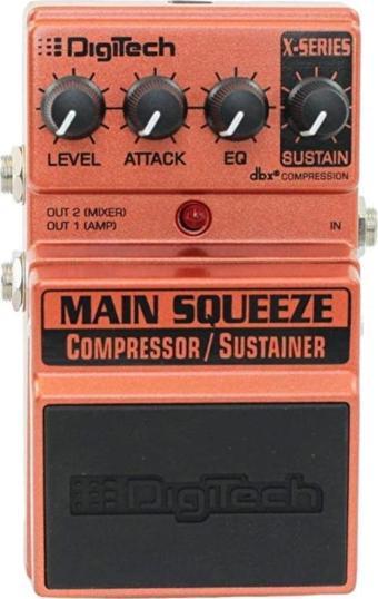 DigiTech Main Squeeze Compressor Sustainer Pedal