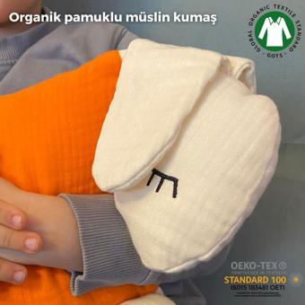 Myminibaby Yastıklı Çantalı Müslin Uyku Arkadaşı Kuzu