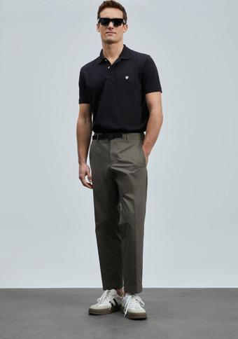 Lufian Erkek Laon Smart Polo T-Shirt 111040206 Siyah
