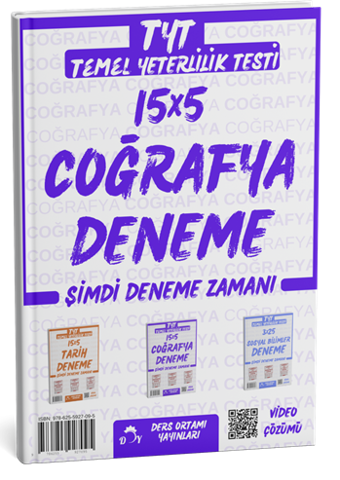 Ders Ortamı YKS TYT Coğrafya 15x5 Deneme Çözümlü Ders Ortamı Yayınları - Ders Ortamı Yayınları