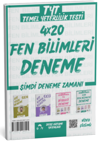 Ders Ortamı YKS TYT Fen Bilimleri 4x20 Deneme Çözümlü Ders Ortamı Yayınları - Ders Ortamı Yayınları