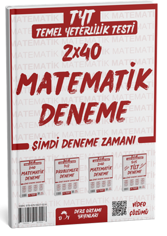 Ders Ortamı YKS TYT Matematik 2x40 Deneme Çözümlü Ders Ortamı Yayınları - Ders Ortamı Yayınları