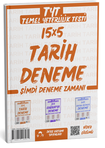 Ders Ortamı YKS TYT Tarih 15x5 Deneme Çözümlü Ders Ortamı Yayınları - Ders Ortamı Yayınları