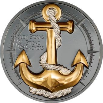 AgaKulche Sert Fırtına Altın Kaplama Gümüş Sikke Coin