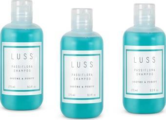 Luss Passiflora Hızlı Uzama C Vitamini Katkısı Şampuan 275ML 3lü Set