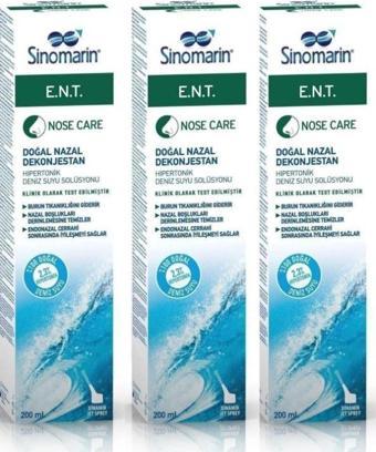 Sinomarin E.N.T. - Deniz Suyu Spreyi 200 Ml 3 adet