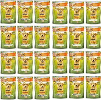 Friskies Tavuklu ve Havuçlu Yetişkin Yaş Köprk Maması. 100 gr * 24 Adet