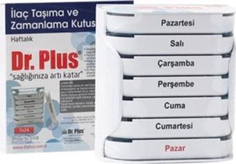 Dr Plus İlaç Taşıma ve Zamanlama Kutusu Haftalık 7X24 BEYAZ