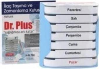 Dr Plus İlaç Taşıma ve Zamanlama Kutusu Haftalık 7X24 - MAVİ