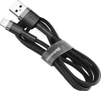 Baseus Cafule 1.5A Lightning 2 Metre Şarj Kablosu Gri CALKLF-CG1