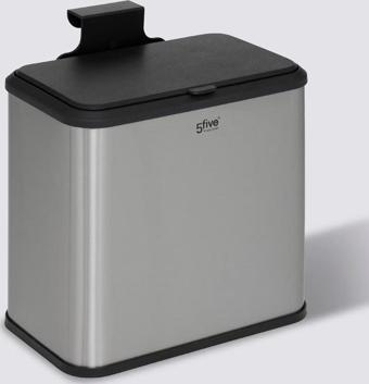 5five Simply Smart Dolap İçi Compact 5LT. Çöp Kovası Çelik