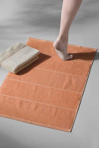 Carmine Bathmat Desert - Ekstra Yumusak, Modern   %100 Pamuk 50x75cm. Ayak Havlusu / Banyo Paspas Seti 
