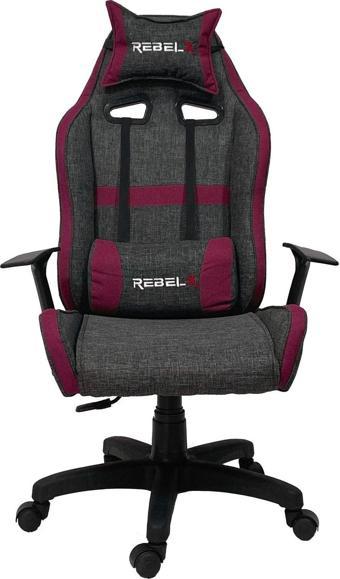 Rebelx Oyuncu Koltuğu Lion Krom Ayak Pembe Renk