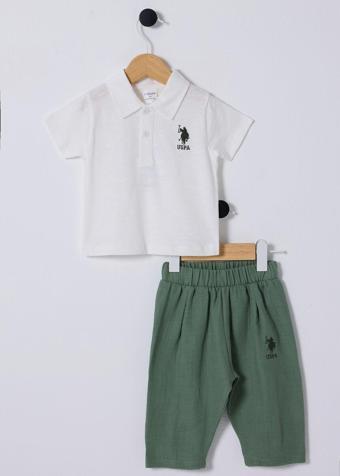 U.S. Polo Assn. Erkek Bebek Haki Bebek Takım