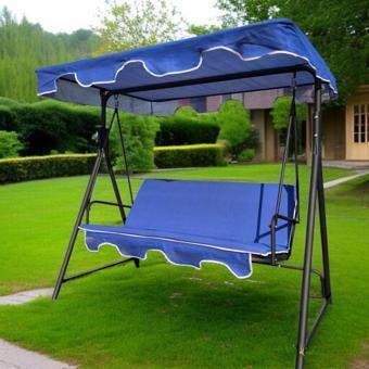 LÜKS BALKON BAHÇE SALINCAĞI 2 KİŞİLİK LACİVERT SALINCAK