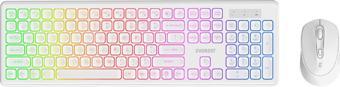 Everest KM-319BT Q Türkçe RGB Kablosuz Oyuncu Klavye Mouse Seti