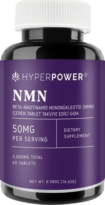Hyperpower NMN 50 Mg 60 Tablet NAD Öncüsü (Made In Usa)