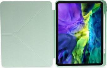 Samsung Galaxy Tab S6 Lite P610 Uyumlu Kalem Bölmeli Pu Deri Arkası Yumuşak Koruyucu Silikon Kılıf