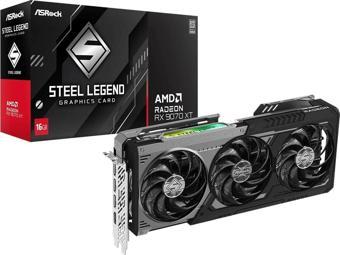 ASRock AMD Radeon RX 9070 XT Steel Legend Dark 16GB