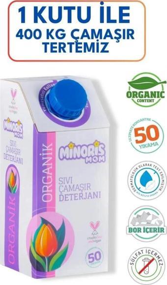 Nessiworld Minoris MOM Organik Sıvı Çamaşır Deterjanı 1 Lt 50 Yıkama