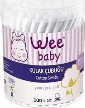 Nessiworld Wee Baby Kulak Temizleme Çubuğu (100 Adet) 905