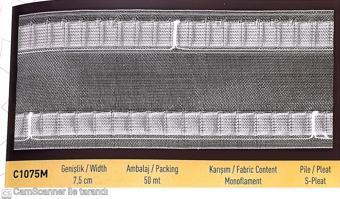 S PİLE EKSTRAFOR Kod : C1075M (50Mt) 7,5 CM