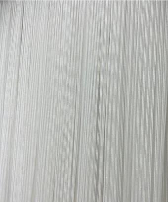 MAKARNA MODEL SİMLİ KIRIK BEYAZ RENK HAZIR DİKİLMİŞ PİLELİ TÜL PERDE 300*260 