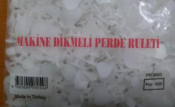 MAKİNE DİKMELİ PERDE DÜĞMESİ TÜL PERDE DÜĞMESİ (1000 ADET)