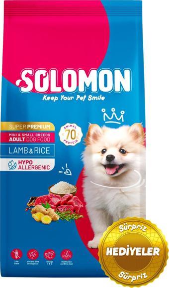 Yetişkin Küçük Irk Kuzu'lu Süper Premium Köpek Maması 9 kg Hipoalerjenik - Düşük Tahıllı