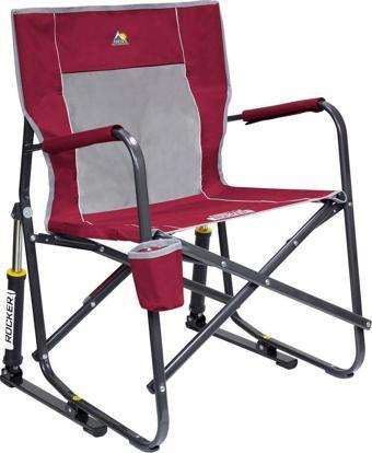 Gci Outdoor Freestyle Amortisörlü Katlanır Kamp Sandalyesi BORDO
